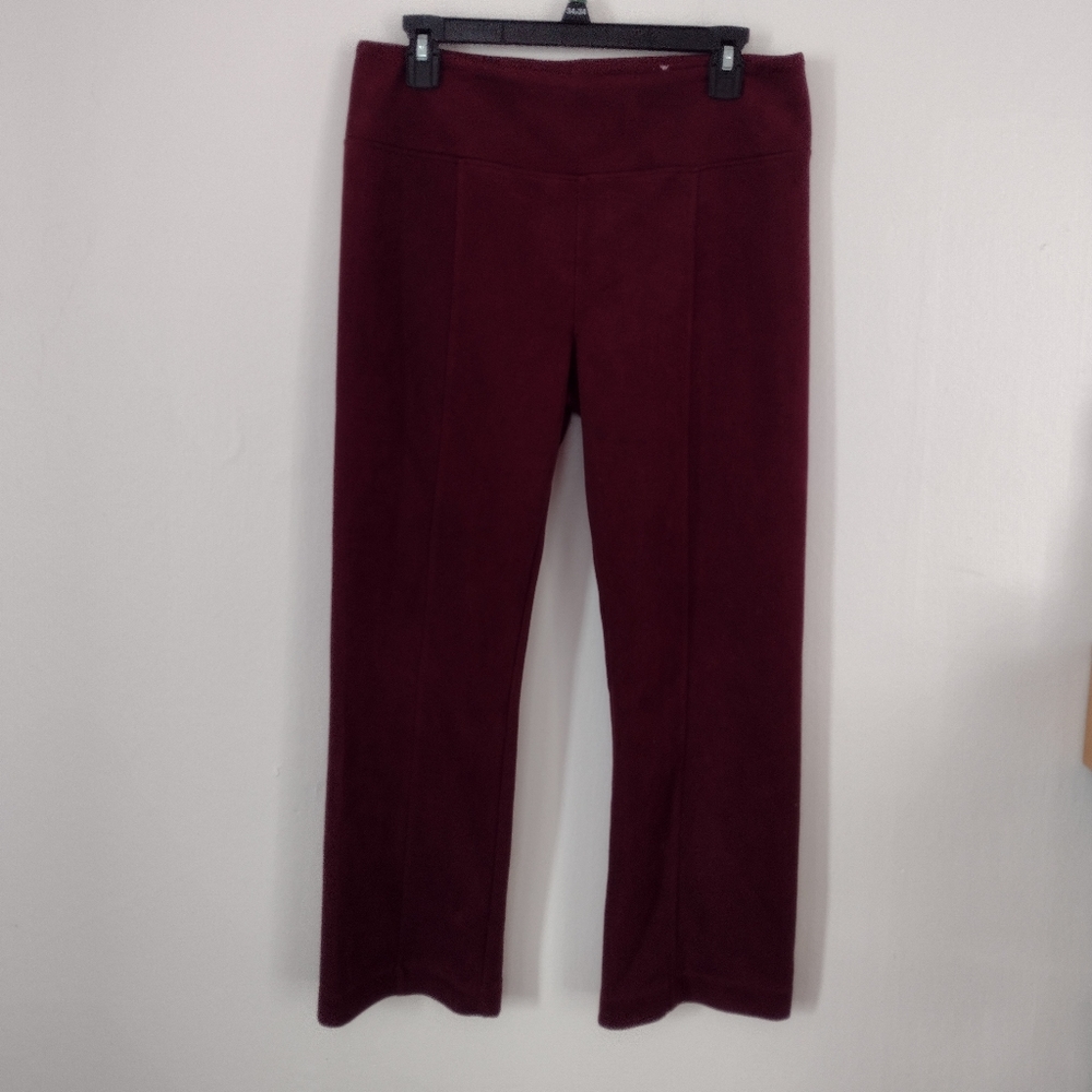 Mudd Women's Wide Leg Pants - Burgundy